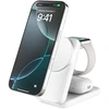 Belkin „UltraCharge“ 25 W Qi2 magn. 3 viename „Lad.klappb.ws. WIZ036kqWH“