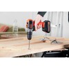 Black & Decker Juodas & Decker Suktuvas-gręžtuvas Juodas & Decker BCD001C1-QW; 18 V; 1x1,5 Ah akum.+ pakrovėjas