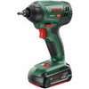 Bosch Akumuliatorinis smūginis suktuvas - gręžtuvas AdvancedImpact 18 (grün/juodas, 2x Li-Ionen Akku 1,5Ah, Koffer, POWER FOR ALL ALLIANCE)
