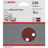 Bosch Šlif.pop,medžiui PEX D=125mm, K120, 5 vnt.