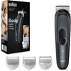 Braun Body Groomer | BG3340 | Cordless | Juodas/Pilkas