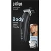 Braun Body Groomer | BG3340 | Cordless | Juodas/Pilkas