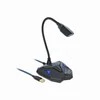 Delock Desktop USB Gaming Mikrofonas mit Schwanenhals und Mute Button