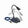 Delock Desktop USB Gaming Mikrofonas mit Schwanenhals und Mute Button
