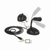 Delock Kondensator Mikrofonas Omnidirektional fr Išmanusis telefonas Planšetė mit Schwanenhals 3,5 mm 4 Pin Klinkenstecker + 3,5 mm Klinkenbuchse
