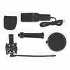 Delock USB Kondensator Mikrofonas Set - fr Podcasting, Gaming und Gesang