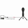 Delock USB Kondensator Mikrofonas mit Tischstnder - ideal fr Gaming, Skypen und Gesang