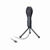 Delock USB Kondensator Mikrofonas mit Tischstnder - ideal fr Gaming, Skypen und Gesang