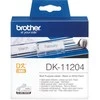 Brother DK11204 Einzeletiketten Juodas auf Weiß 17x54mm 400 Stück
