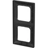 BUSCH JAEGER BJ 1722-915 Abdeckrahmen 2-fach juodas matt - Busch-balance® SI 2CKA001725A1569