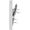 BUSCH JAEGER BJ 1789-84 Abdeck.f.Aus-Wechsel-Kreuz- Kontroll-Schalter future linear sws