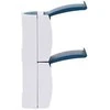 BUSCH JAEGER BJ 20-02EW-53 Steckdose m.Klappdeckel senkrecht 2f ocean IP44 grau/blau