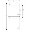 BUSCH JAEGER BJ 20-02EW-53 Steckdose m.Klappdeckel senkrecht 2f ocean IP44 grau/blau