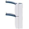 BUSCH JAEGER BJ 20-02EW-53 Steckdose m.Klappdeckel senkrecht 2f ocean IP44 grau/blau
