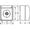 BUSCH JAEGER BJ 20EWSL-53 Steckdose m.Sicherheits- Schloss ocean IP44 grau/blaugrün