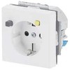 BUSCH JAEGER BJ 3120 EUCB-84 FI-SCHUKOMAT SCHUKO Einsatz studioweiß Sicherheitstechnik
