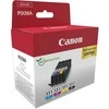 Canon kasetės | CLI-551 BK/C/M/Y Sudėtinė pakuotė | Rašalas | Juodas, geltona, žalsvai mėlyna, purpurinė