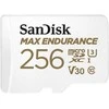 Atminties kortelė SanDisk Max Endurance microSDXC 256GB Class 10 U3 + Adapter