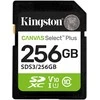 Atminties kortelė „Kingston Technology“ 256 GB SDXC Canvas Select Plus Gen3 150 MB/s C10 UHS-I U1 V10 atmintis