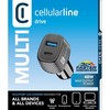 Įkroviklis Cellular Line Cellularline USB automobilinis įkroviklis Multipower Ultra 30W Juodas