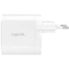 Įkroviklis LogiLink Logilink Steckdosenadapter, 2x USB-C, GaN, 40W
