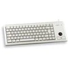 Klaviatūra CHERRY G84-4400 TRACKBALL - PALE Pilkas