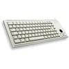 Klaviatūra CHERRY G84-4400 TRACKBALL - PALE Pilkas