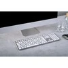 CHERRY KW 9100 SLIM - Klaviatūra - QWERTZ - Deutsch - baltas, Sidabrinė