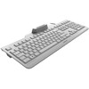 Klaviatūra CHERRY SECURE BOARD 1.0/Baltas/Pilkas