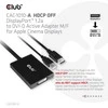 Club 3D Club3D adapteris aktyvus DisplayPort prie Dual Link DVI-D, USB maitinimo šaltinis, 60 cm, HDCP išjungtas, skirtas Apple Cinema ekranams