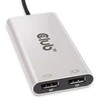 „Club 3D“ AV signalo perdavimo sistema „Club 3D“ vaizdo šakotuvas „Thunderbolt“ 3–2 DP, dvigubas 4K60Hz arba vienas 8K60Hz/4K120Hz