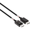 Club 3D Club3D Kabelis DisplayPort 2.1 na DisplayPort 2.1, VESA DP80, 4K240Hz/8K60Hz/10K60Hz (M/M), 1.6m, juoda