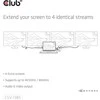 Club 3D HDMI Vaizdo Skirstytuvas 4 Portai 4K 120Hz