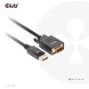 Kabelis Club 3D Club3D Kabelis DisplayPort > VGA St/St 2m mažmeninė prekyba