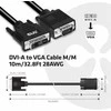 Club 3D DVI-A - D-Sub (VGA) kabelis 3m juodas (CAC-1243)