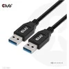 Kabelis USB Club 3D USB-A - USB-A 0.5 m Juodas (CAC-1409)