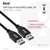 Kabelis USB Club 3D USB-A - USB-A 0.5 m Juodas (CAC-1409)