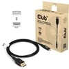 Kabelis Club 3D Club3D Kabelis USB Typ C DP 2.1 1m 10K60Hz St/St mažmeninė prekyba