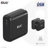 Club 3D Mobili kroviklis USB-C 100W Juodas