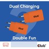 Įkroviklis Club 3D Club3D Lifestyle Ladegerät USB-C 30Watt, 2Stk oranžinis retail