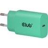 Įkroviklis Club 3D Club3D Lifestyle kroviklis USB-C 30Watt 2 vnt. žalia retail