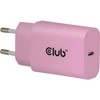 Club 3D Mobiliųjų įkroviklių komplektas USB-C 30W rožinis CAC-3021 CLUB3D