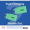 Įkroviklis Club 3D Club3D Lifestyle kroviklis USB-C 30Watt 2 vnt. žalia retail