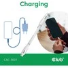 Club 3D Club3D Lifestyle USB-C Kabelis PD 240W,20Gbps 2m baltas St/St mažmeninė prekyba