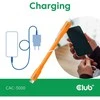 Club 3D Oranžinis USB-C į USB-C kabelis 2m (M/M) Oranžinis CLUB3D