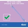 Club 3D USB-C į USB-C kabelis 2m (M/M) PURPLE CLUB3D