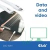 Club 3D Club3D Lifestyle USB-C Kabelis PD 240W,20Gbps 2m baltas St/St mažmeninė prekyba