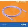 Club 3D CLUB3D CAC-3004 kabelis USB USB4 Gen 2x2 2 m USB C Violetinis