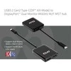 Club 3D CLUB3D CSV-1555 šakotuvas MST USB-C su 2x DISplayPort