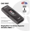 CLUB 3D CAC-1007 DisplayPort 1.4 aktyvus kartotuvas 4K120Hz HBR3 F/F